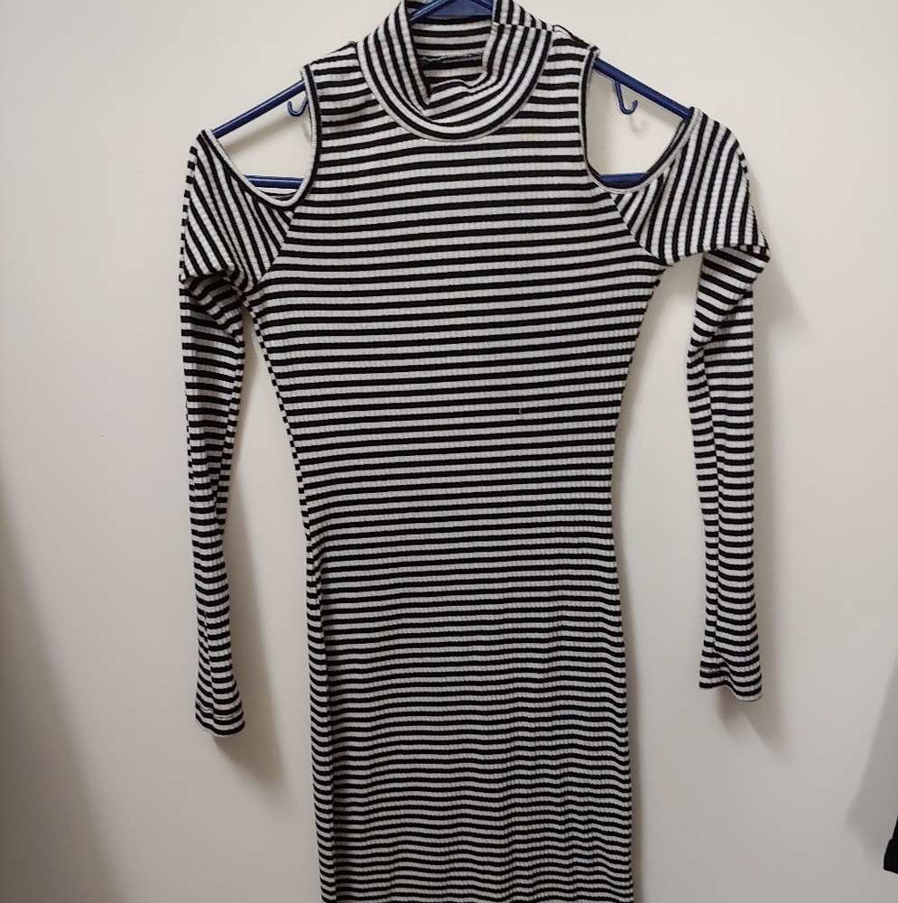 Cold shoulder dress